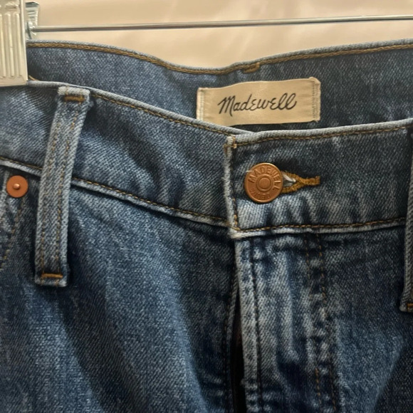 Madewell Jeans Women 31 Blue The Perfect Vintage Straight Baggy High Rise Denim - Picture 2 of 5